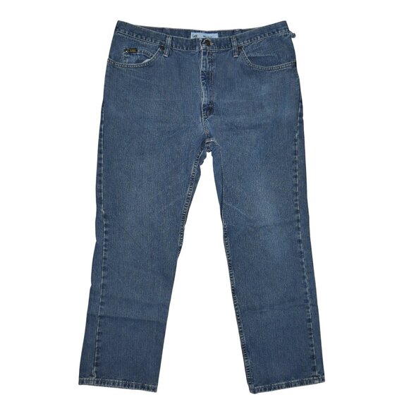LEE Men's Classic Fit Jeans Dark Wash Denim Size 40x30 Vintage - Picture 2 of 10